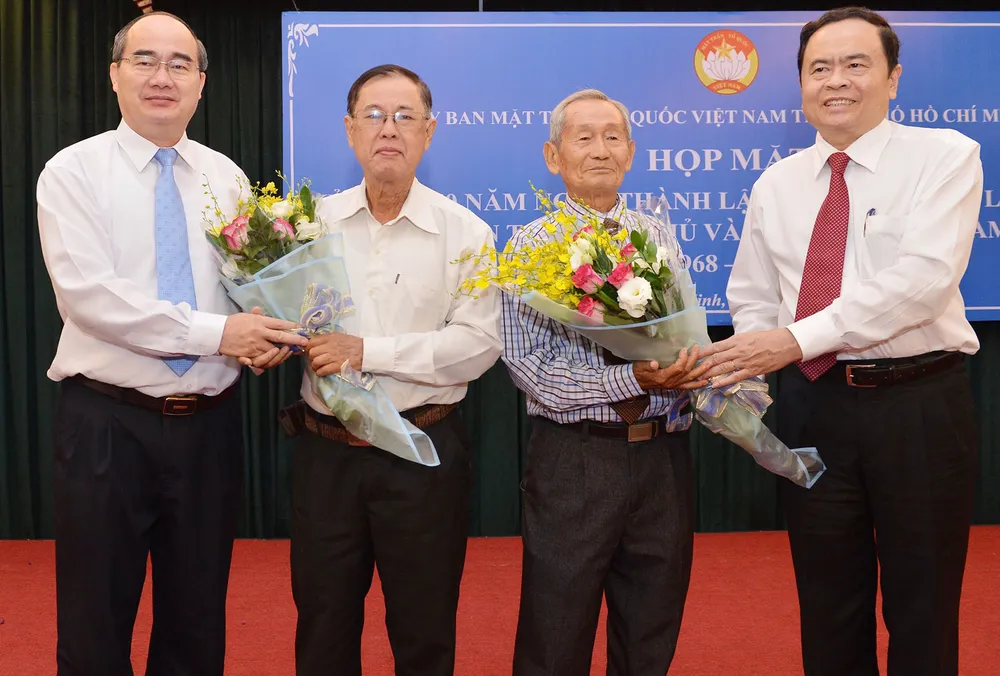 Họp mặt 50 năm Ngày thành lập Liên minh các Lực lượng Dân tộc, Dân chủ và Hòa bình Việt Nam ảnh 2