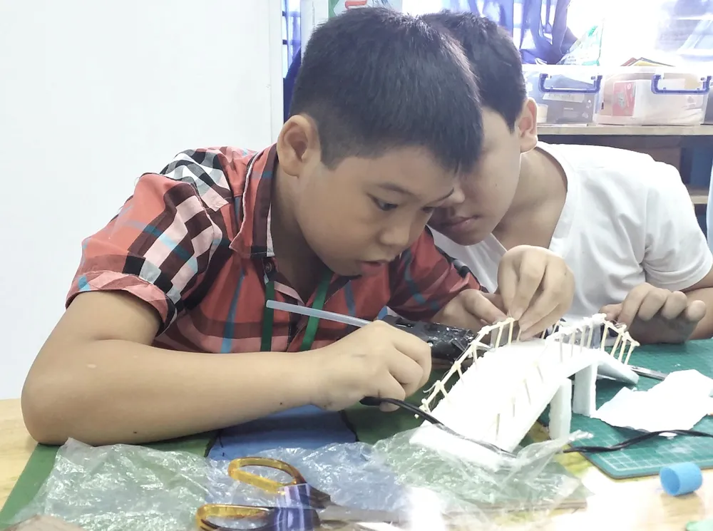 Trẻ em Làng SOS thiết kế TPHCM thông minh, thân thiện ảnh 1