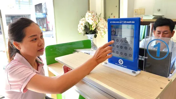 TPHCM: Quận 1 giải quyết thủ tục hành chính “không giấy” ảnh 1