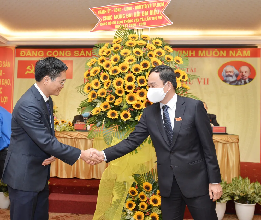 Đồng chí Trần Quang Lâm tái đắc cử Bí thư Đảng ủy Sở GTVT TPHCM ảnh 2