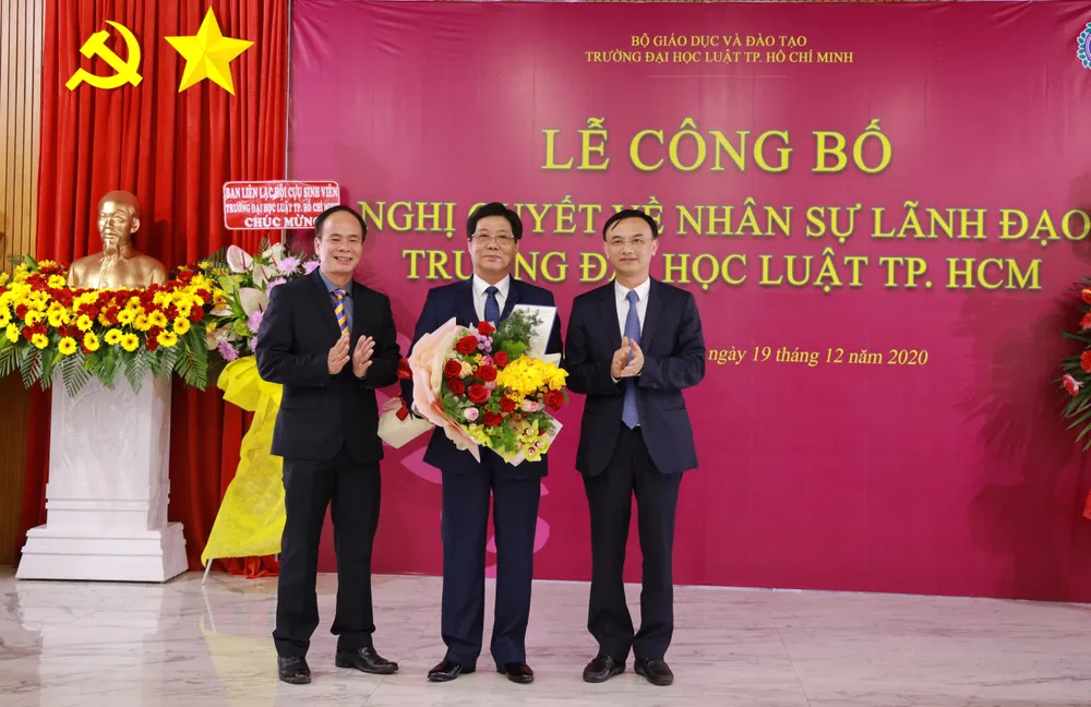 PGS.TS Trần Hoàng Hải làm Quyền Hiệu trưởng Trường Đại học Luật TPHCM  ảnh 1