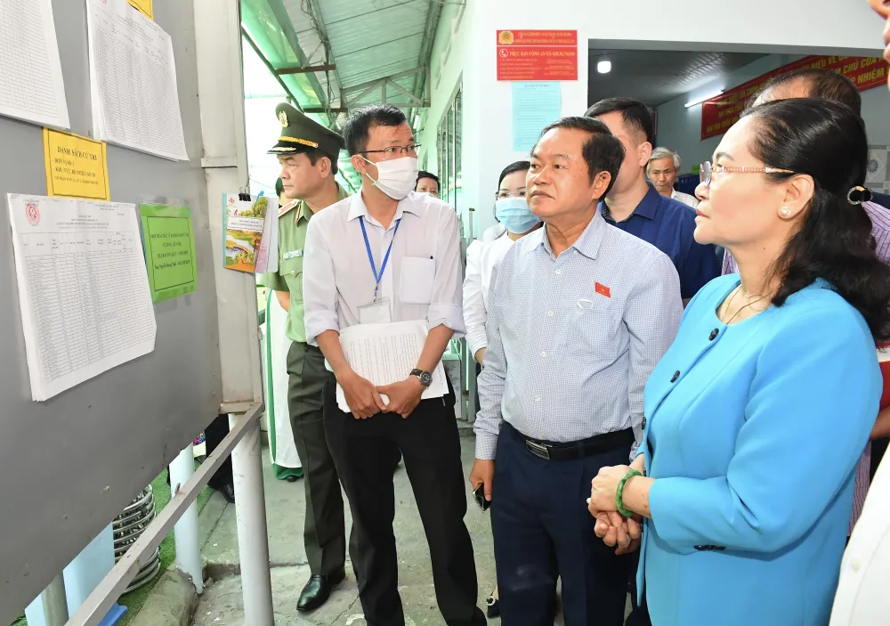 Đại tướng Đỗ Bá Tỵ: Cử tri cần tự giác đi bầu cử, tránh bầu hộ, bầu thay  ảnh 3