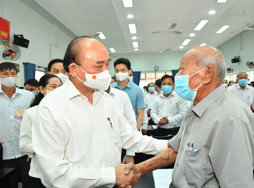 Chủ tịch nước Nguyễn Xuân Phúc sẽ trực tiếp tham gia, xử lý các vấn đề của cử tri, của huyện Hóc Môn và TPHCM ảnh 3