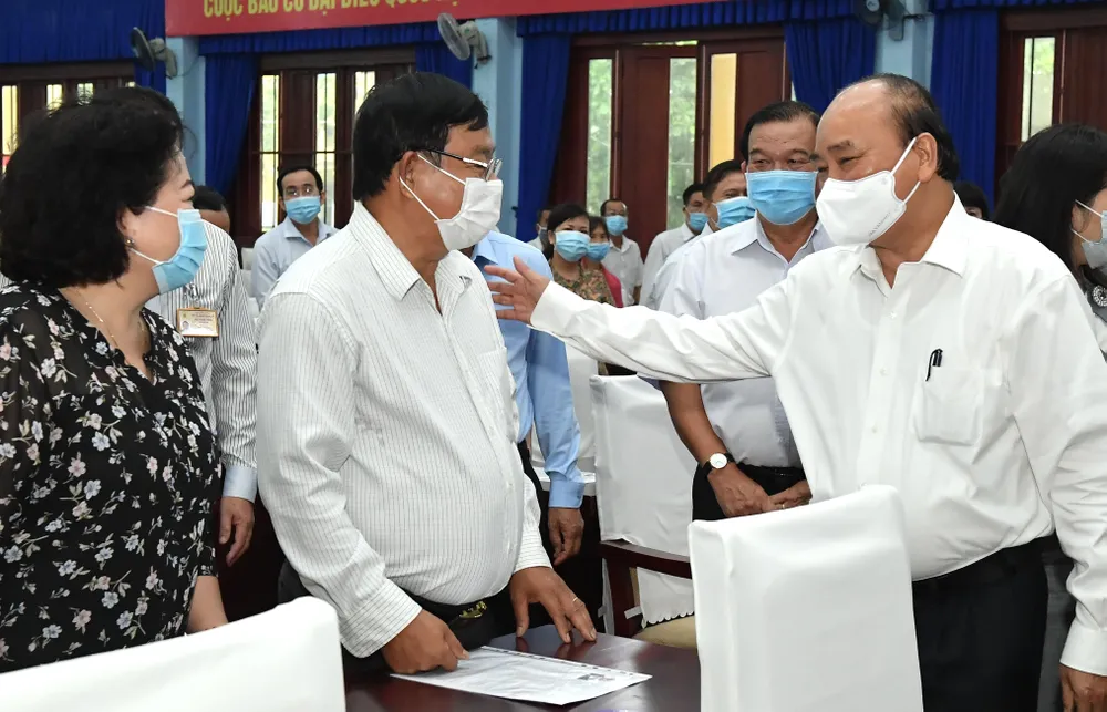 Cử tri vùng đất cách mạng vui mừng được gặp mặt, nói chuyện trực tiếp với Chủ tịch nước ảnh 1