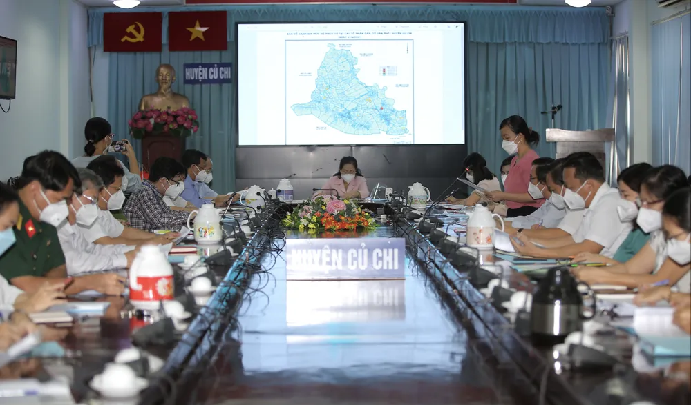 Thủ tướng Phạm Minh Chính chúc mừng huyện Củ Chi đã kiểm soát được dịch Covid-19 ảnh 2