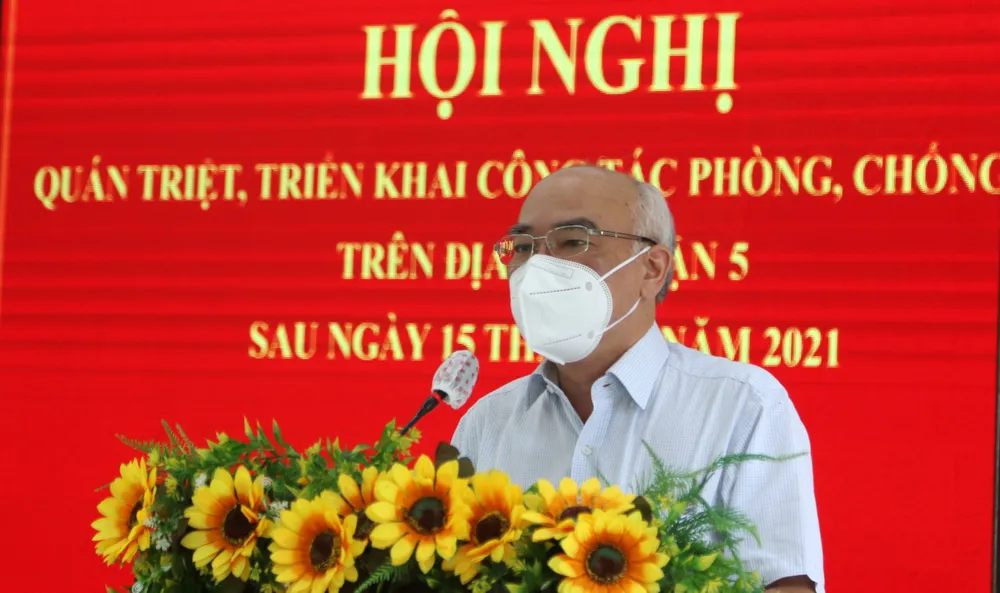 Quận 5 có 2 phường đã bao phủ vaccine mũi 2 tới toàn bộ người dân ảnh 1