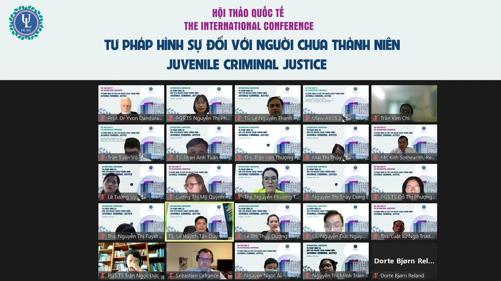 Hội thảo quốc tế về tư pháp hình sự đối với người chưa thành niên ảnh 4
