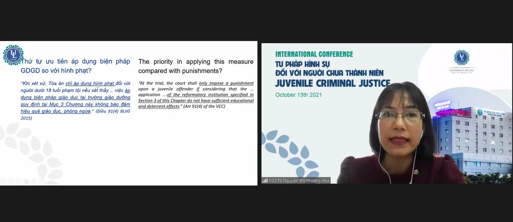 Hội thảo quốc tế về tư pháp hình sự đối với người chưa thành niên ảnh 2