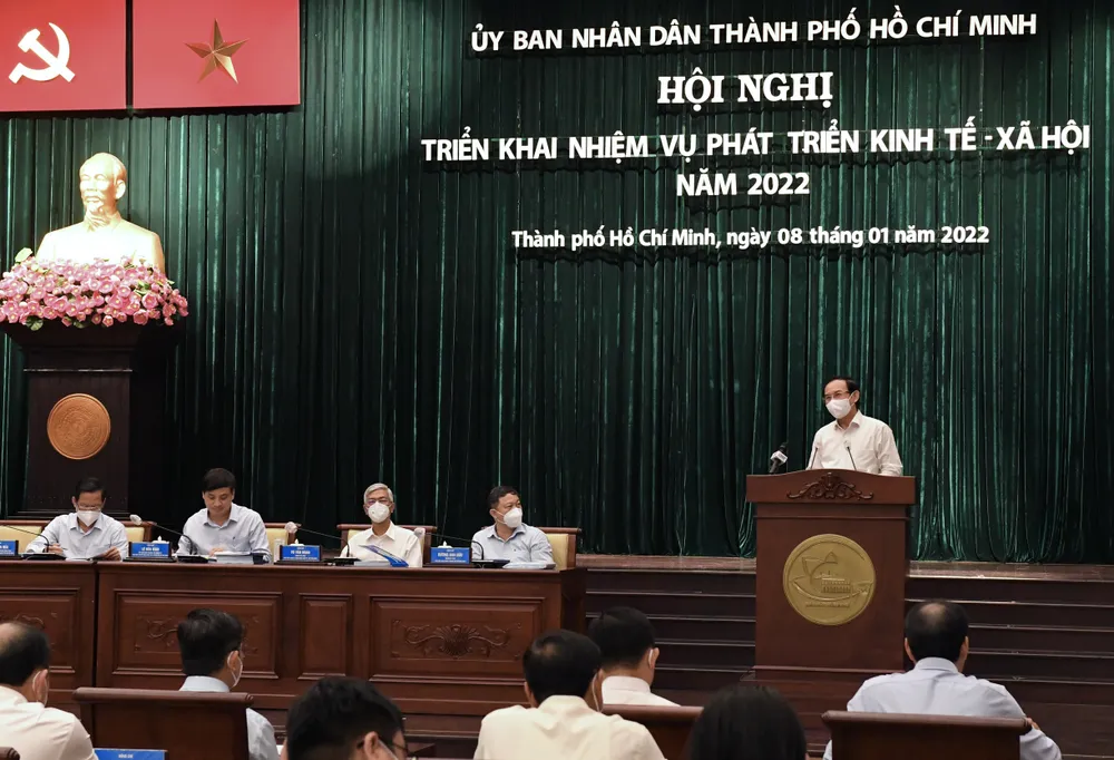 Bí thư Thành ủy TPHCM Nguyễn Văn Nên: Vượt chướng ngại vật, tăng tốc bù vào tổn thất do dịch ảnh 3