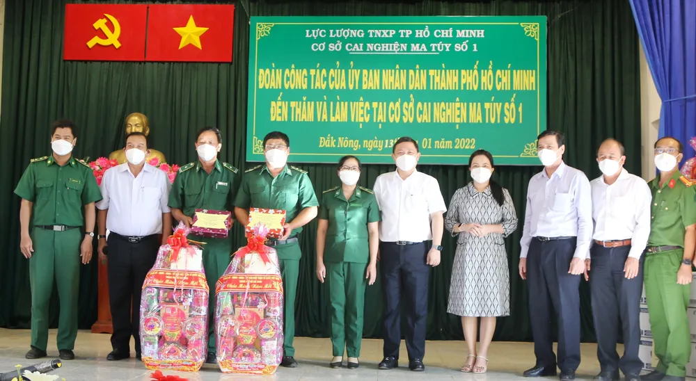 Phó Chủ tịch UBND TPHCM Dương Anh Đức thăm, chúc tết cơ sở cai nghiện ma túy tại Đồng Nai và Đắk Nông ảnh 4