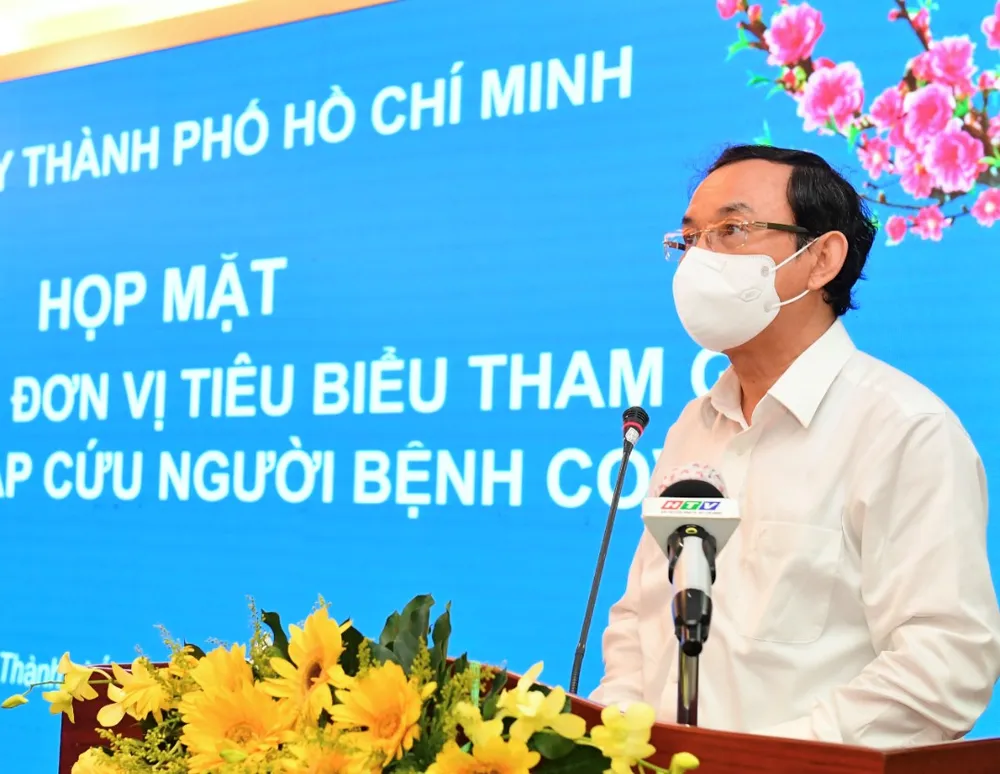 Bí thư Thành ủy TPHCM Nguyễn Văn Nên: Trân trọng tri ân các tài xế kiên cường, quả cảm trong cuộc chiến với Covid-19 ảnh 9
