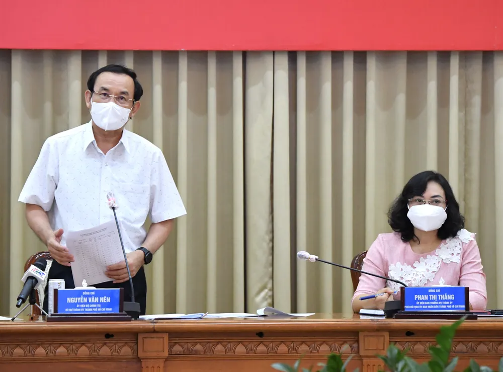 Bí thư Thành ủy TPHCM Nguyễn Văn Nên: Chuẩn bị kế hoạch sẵn sàng thu dung, điều trị trẻ em mắc Covid-19 ảnh 1