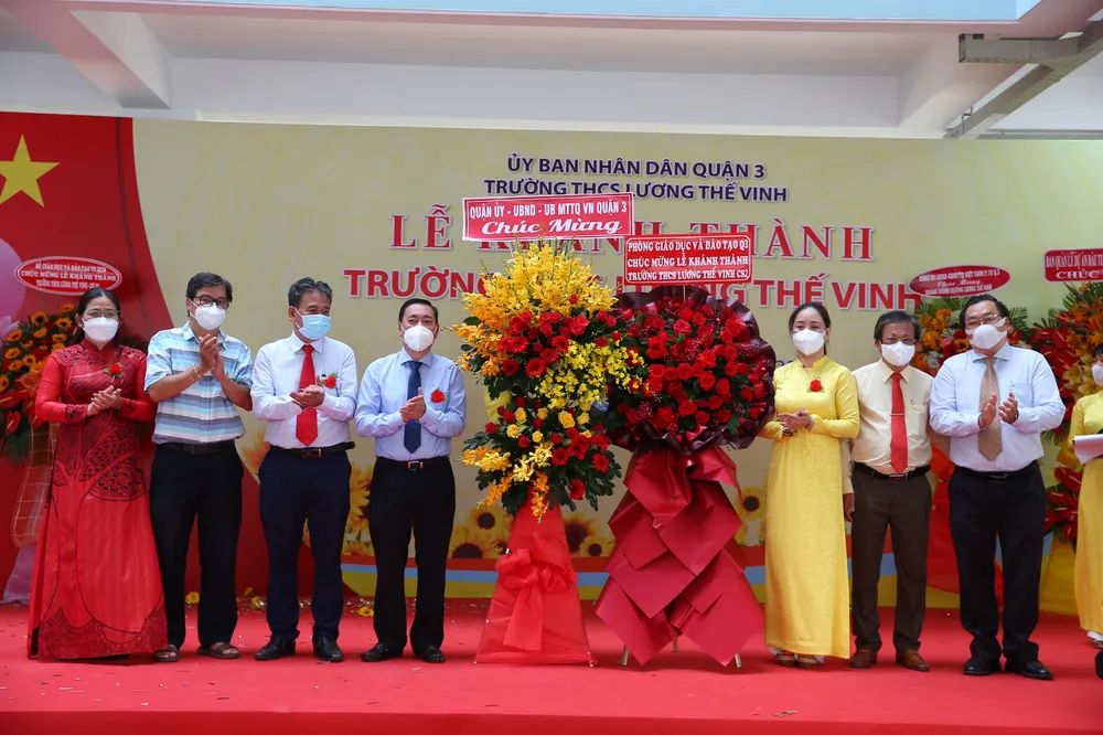 Quận 3 khánh thành Trường Trung học cơ sở Lương Thế Vinh cơ sở 2 rộng gần 2.200m² ảnh 1
