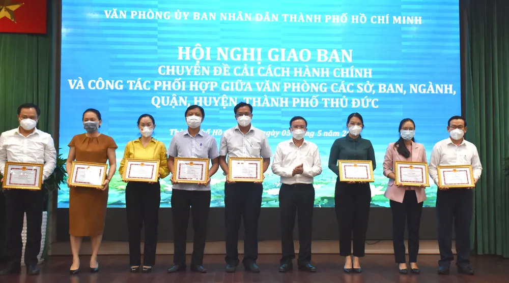 Văn phòng UBND TPHCM phối hợp rà soát hơn 640 công việc tồn đọng ảnh 2