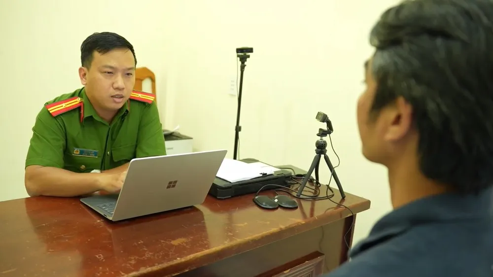 Công an làm việc với Đ.M.Q.