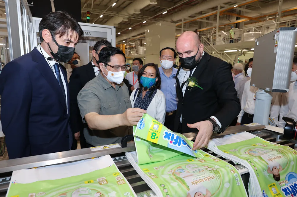 Thủ tướng Phạm Minh Chính dự lễ khánh thành nhà máy Hayat Kimya Việt Nam ảnh 2