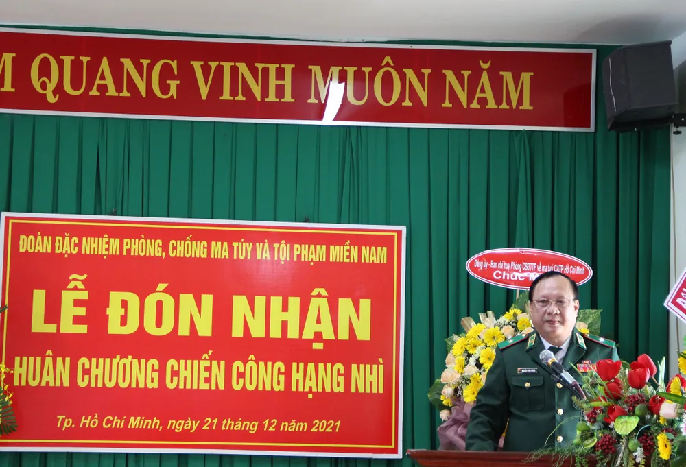 Phá chuyên án thu 111,9 kg ma túy, được Chủ tịch nước tặng Huân chương Chiến công hạng Nhì ảnh 1