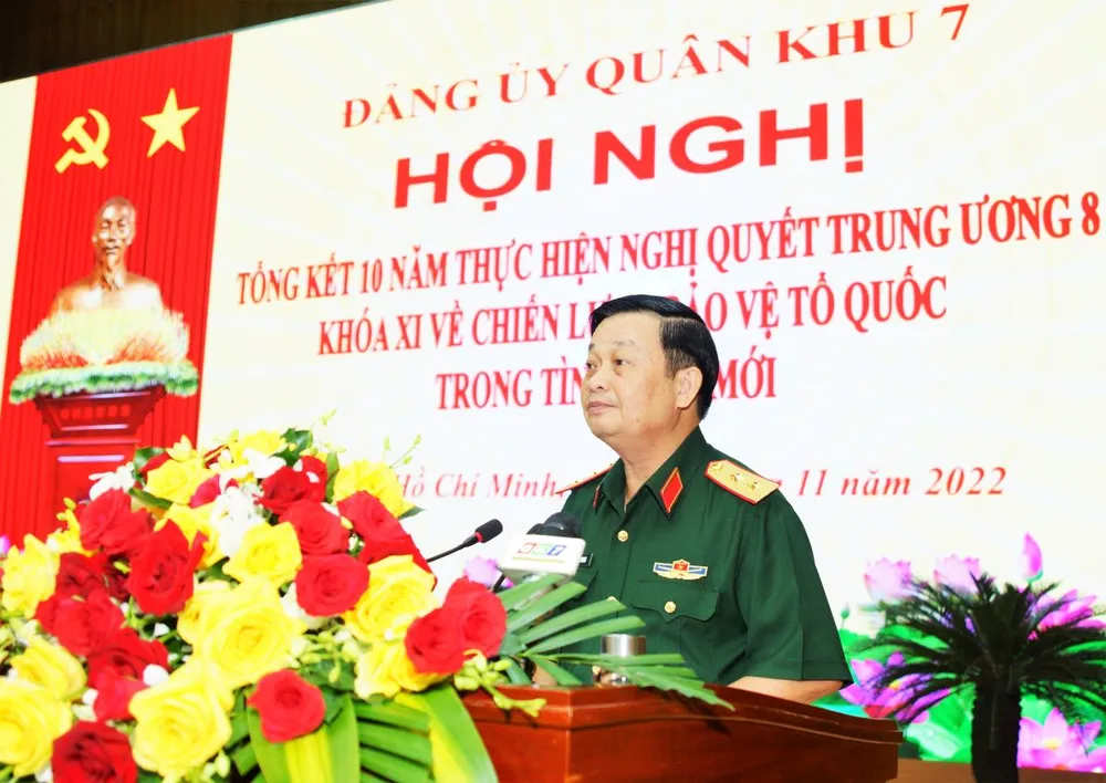 Đảng ủy Quân khu 7 tổng kết 10 năm thực hiện Nghị quyết Trung ương 8 khóa XI ​ ảnh 4