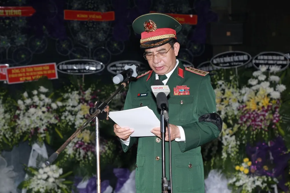 Lễ truy điệu và tiễn đưa Thượng tướng Nguyễn Thành Cung về nơi an nghỉ cuối cùng ảnh 2