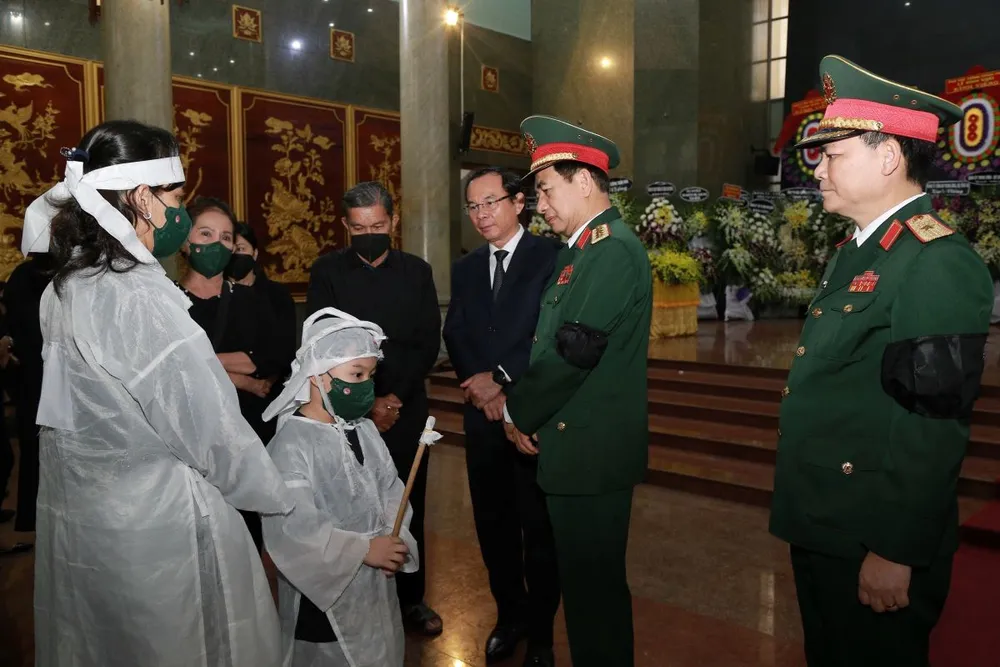 Lễ truy điệu và tiễn đưa Thượng tướng Nguyễn Thành Cung về nơi an nghỉ cuối cùng ảnh 3