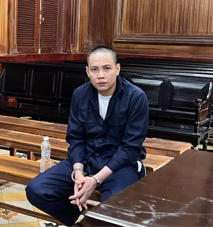 Bị cáo Nguyễn Thành Luân tại phiên tòa sơ thẩm