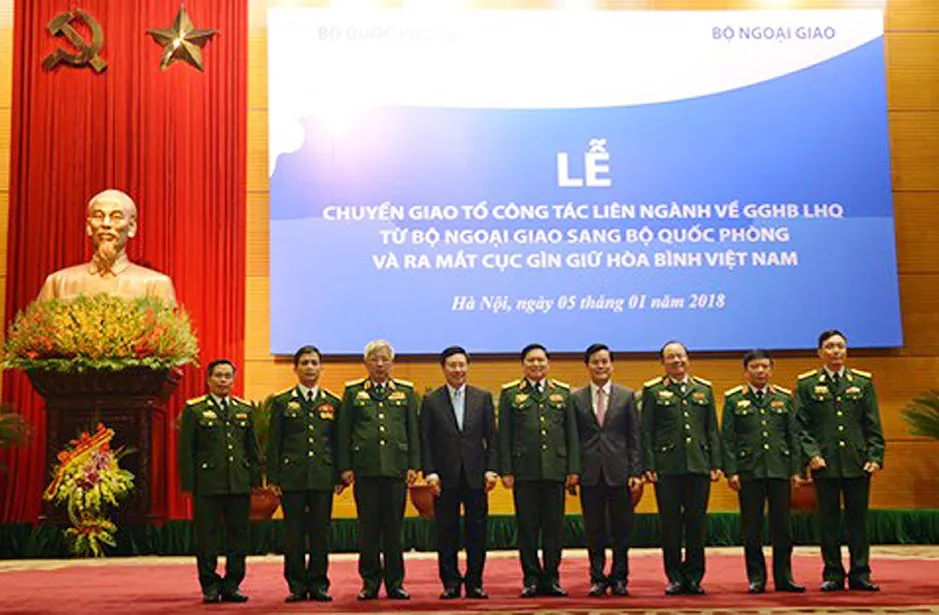 Ra mắt Cục Gìn giữ hòa bình Việt Nam ảnh 1