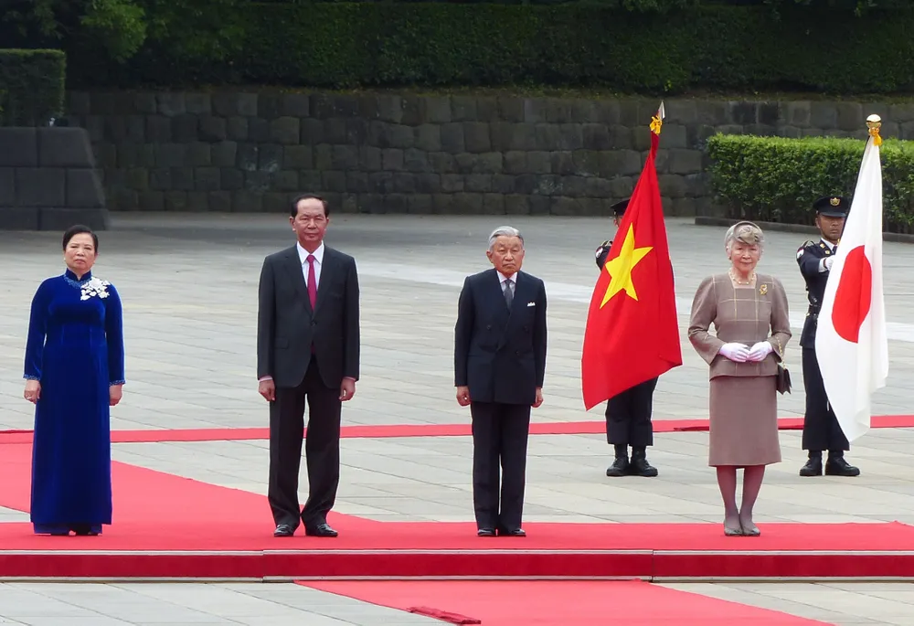 Lễ đón chính thức Chủ tịch nước Trần Đại Quang tại Hoàng cung Nhật Bản ảnh 3