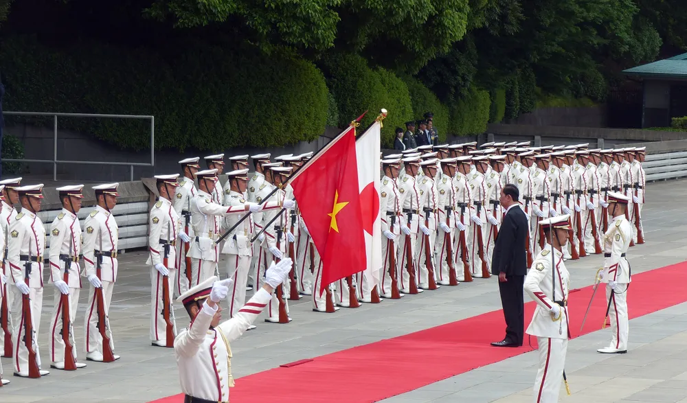 Lễ đón chính thức Chủ tịch nước Trần Đại Quang tại Hoàng cung Nhật Bản ảnh 6