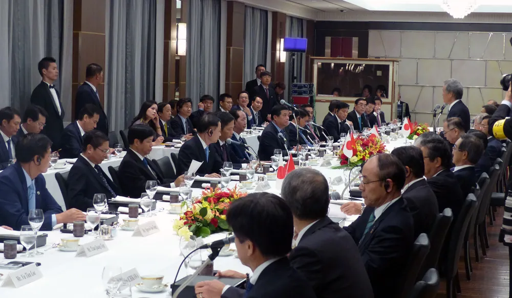 Chủ tịch nước Trần Đại Quang gặp gỡ cộng đồng doanh nghiệp Nhật Bản ảnh 3