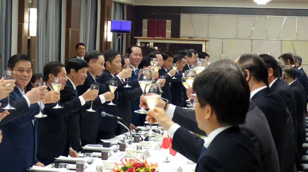 Chủ tịch nước Trần Đại Quang gặp gỡ cộng đồng doanh nghiệp Nhật Bản ảnh 4