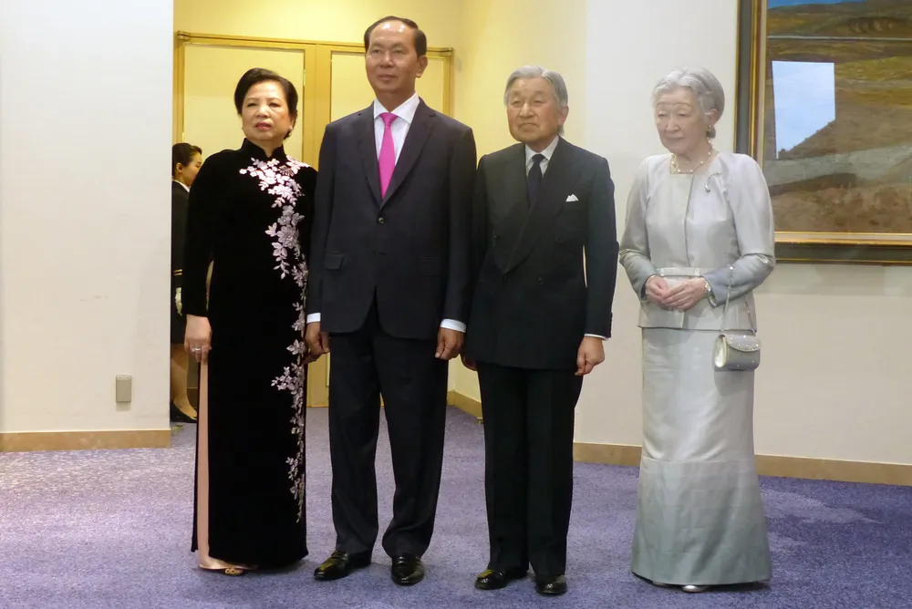Nhà vua Nhật Bản và Hoàng hậu tham dự tiệc chiêu đãi của Việt Nam ảnh 3