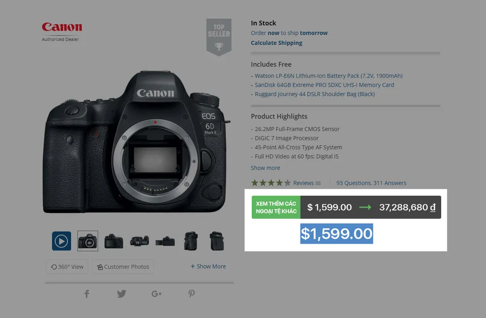 Ra mắt tính năng chuyển đổi tiền tệ trực tuyến ảnh 1