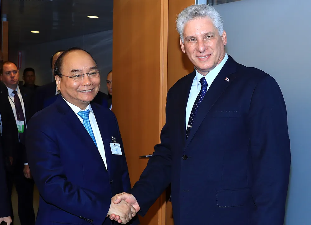 Thủ tướng Nguyễn Xuân Phúc gặp gỡ Chủ tịch Đại hội đồng và Tổng Thư ký Liên hiệp quốc ảnh 2