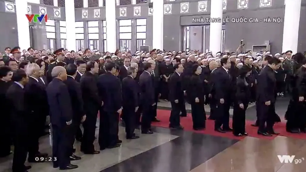 Tổ chức trọng thể Lễ truy điệu, tiễn đưa nguyên Tổng Bí thư Đỗ Mười ảnh 6