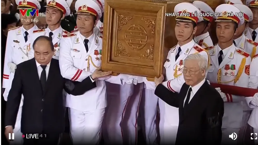 Tổ chức trọng thể Lễ truy điệu, tiễn đưa nguyên Tổng Bí thư Đỗ Mười ảnh 26