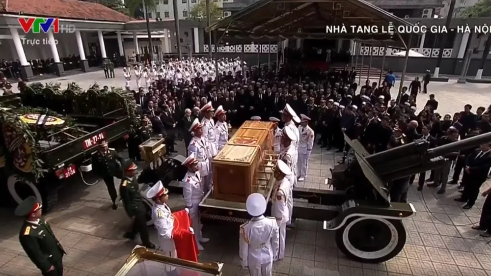 Tổ chức trọng thể Lễ truy điệu, tiễn đưa nguyên Tổng Bí thư Đỗ Mười ảnh 28