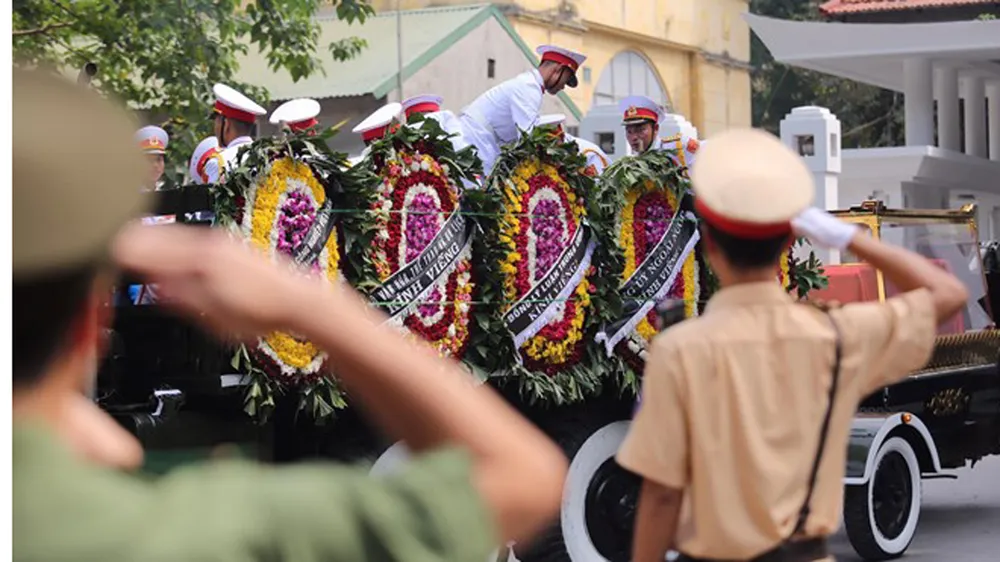 Tổ chức trọng thể Lễ truy điệu, tiễn đưa nguyên Tổng Bí thư Đỗ Mười ảnh 46