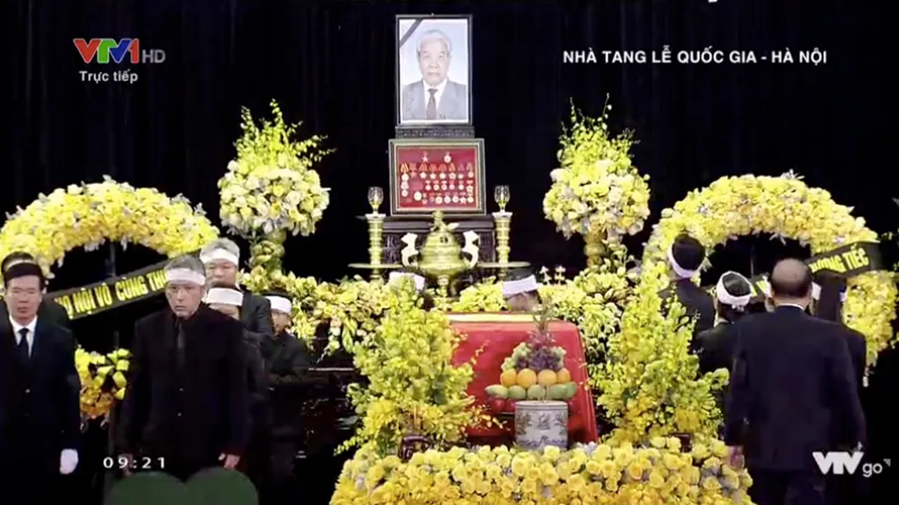 Tổ chức trọng thể Lễ truy điệu, tiễn đưa nguyên Tổng Bí thư Đỗ Mười ảnh 11