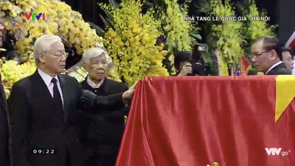 Tổ chức trọng thể Lễ truy điệu, tiễn đưa nguyên Tổng Bí thư Đỗ Mười ảnh 7