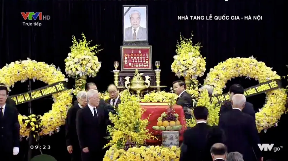 Tổ chức trọng thể Lễ truy điệu, tiễn đưa nguyên Tổng Bí thư Đỗ Mười ảnh 8