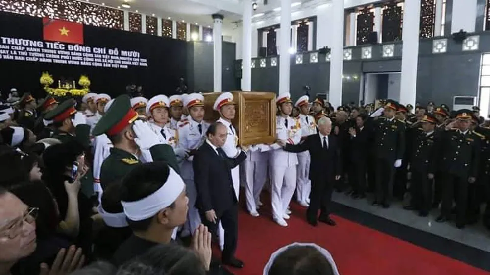 Tổ chức trọng thể Lễ truy điệu, tiễn đưa nguyên Tổng Bí thư Đỗ Mười ảnh 24