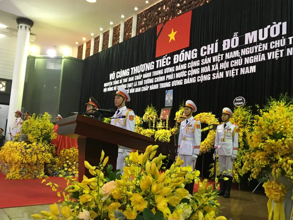 Tổ chức trọng thể Lễ truy điệu, tiễn đưa nguyên Tổng Bí thư Đỗ Mười ảnh 64