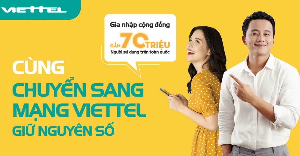 Viettel phục vụ khách hàng chuyển mạng giữ số ngay tại nhà ảnh 1