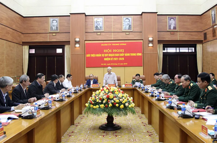 Quân ủy Trung ương giới thiệu nhân sự quân đội tham gia Ban Chấp hành Trung ương nhiệm kỳ 2021-2026 ảnh 1