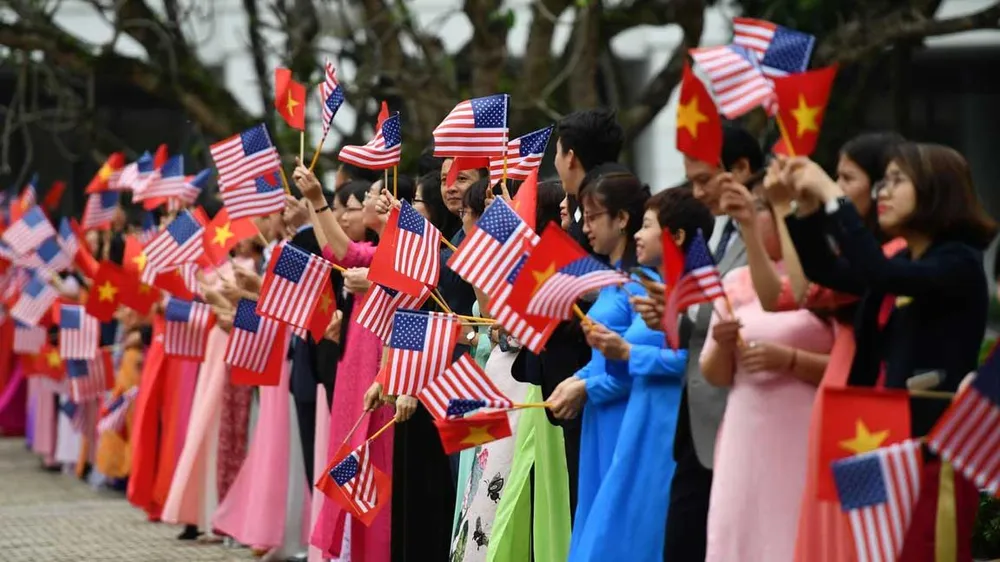 Tổng Bí thư, Chủ tịch nước Nguyễn Phú Trọng tiếp Tổng thống Donald Trump ảnh 6