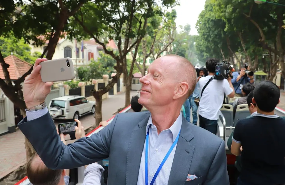 An ninh siết chặt trước cuộc họp của Tổng thống Mỹ Donald Trump  ảnh 6