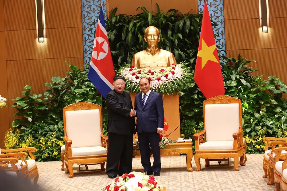 Chủ tịch Kim Jong-un hội kiến Thủ tướng và gặp gỡ Chủ tịch Quốc hội ảnh 5