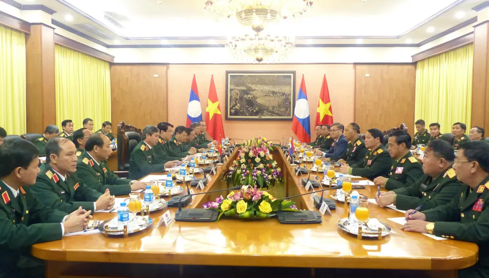 Quan hệ hợp tác quân đội là trụ cột trong quan hệ hợp tác toàn diện hai nước Việt - Lào ảnh 5