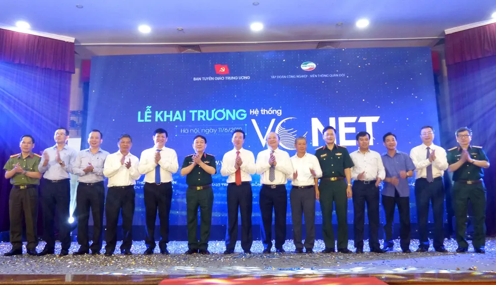 Khai trương Hệ thống thông tin điện tử tuyên giáo VCNET ảnh 1
