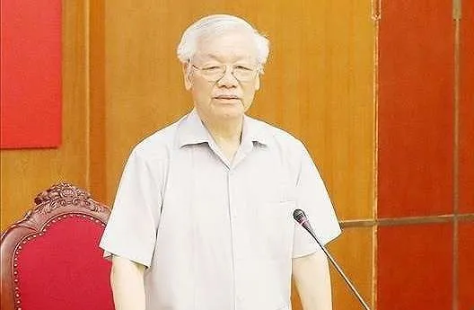 Tổng Bí thư, Chủ tịch nước Nguyễn Phú Trọng chủ trì phiên họp. Ảnh: TTXVN